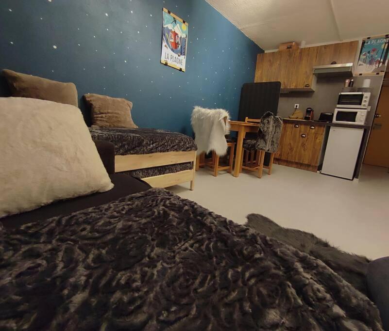 Studio Cosy 2100M Pied Des Pistes-Direct To Ski Slopes-Ski In Ski Out-La Plagne Aime 2000 Exteriör bild