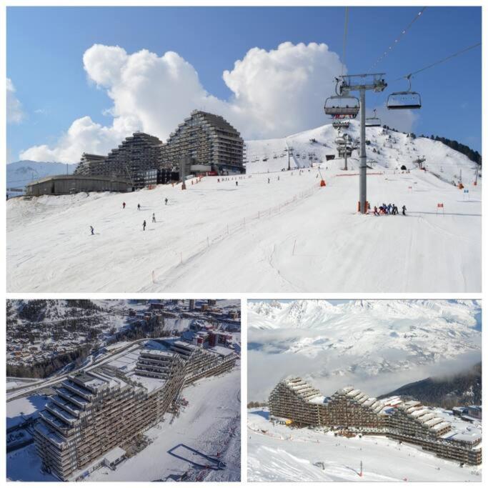 Studio Cosy 2100M Pied Des Pistes-Direct To Ski Slopes-Ski In Ski Out-La Plagne Aime 2000 Exteriör bild