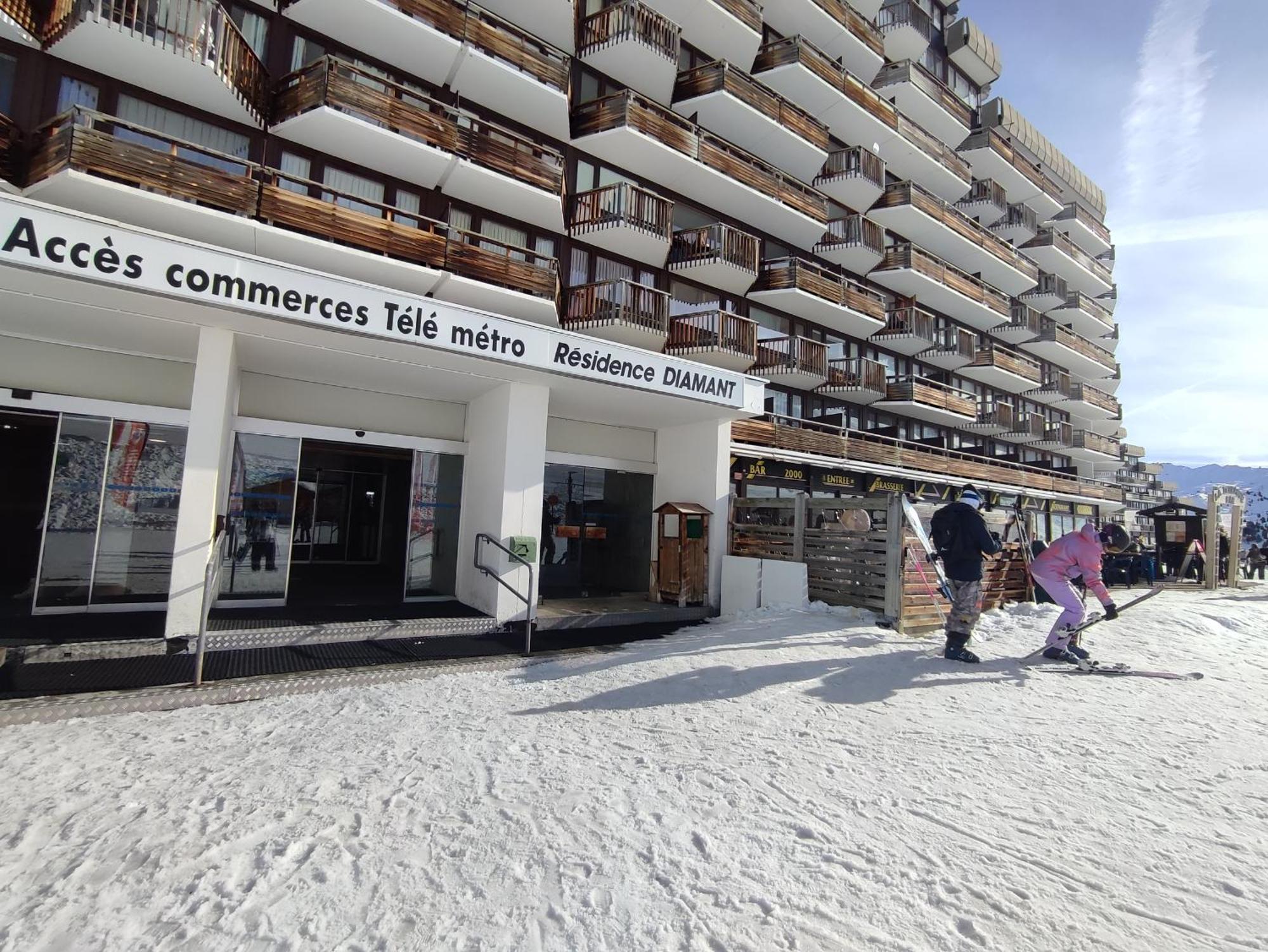 Studio Cosy 2100M Pied Des Pistes-Direct To Ski Slopes-Ski In Ski Out-La Plagne Aime 2000 Exteriör bild