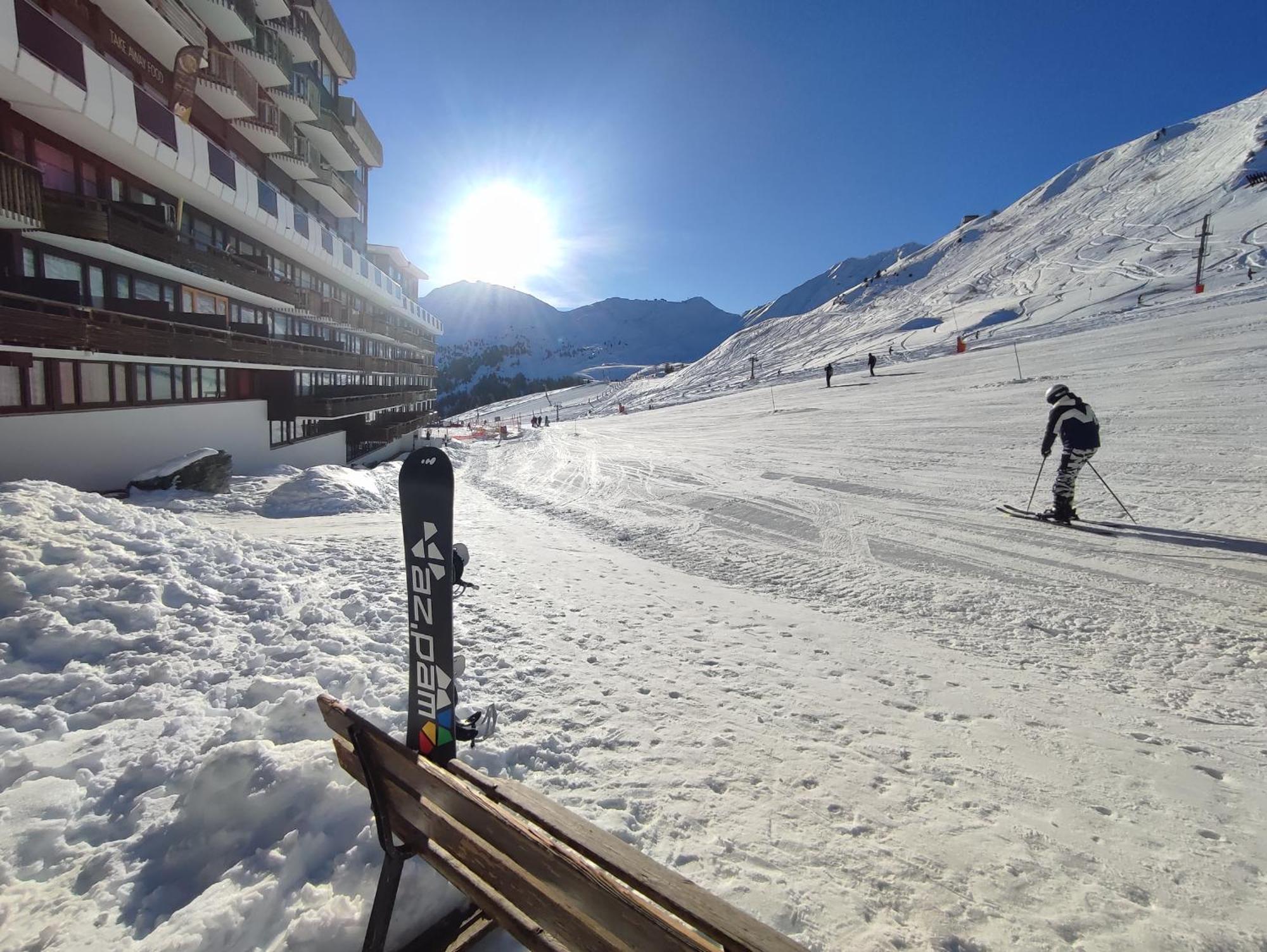 Studio Cosy 2100M Pied Des Pistes-Direct To Ski Slopes-Ski In Ski Out-La Plagne Aime 2000 Exteriör bild