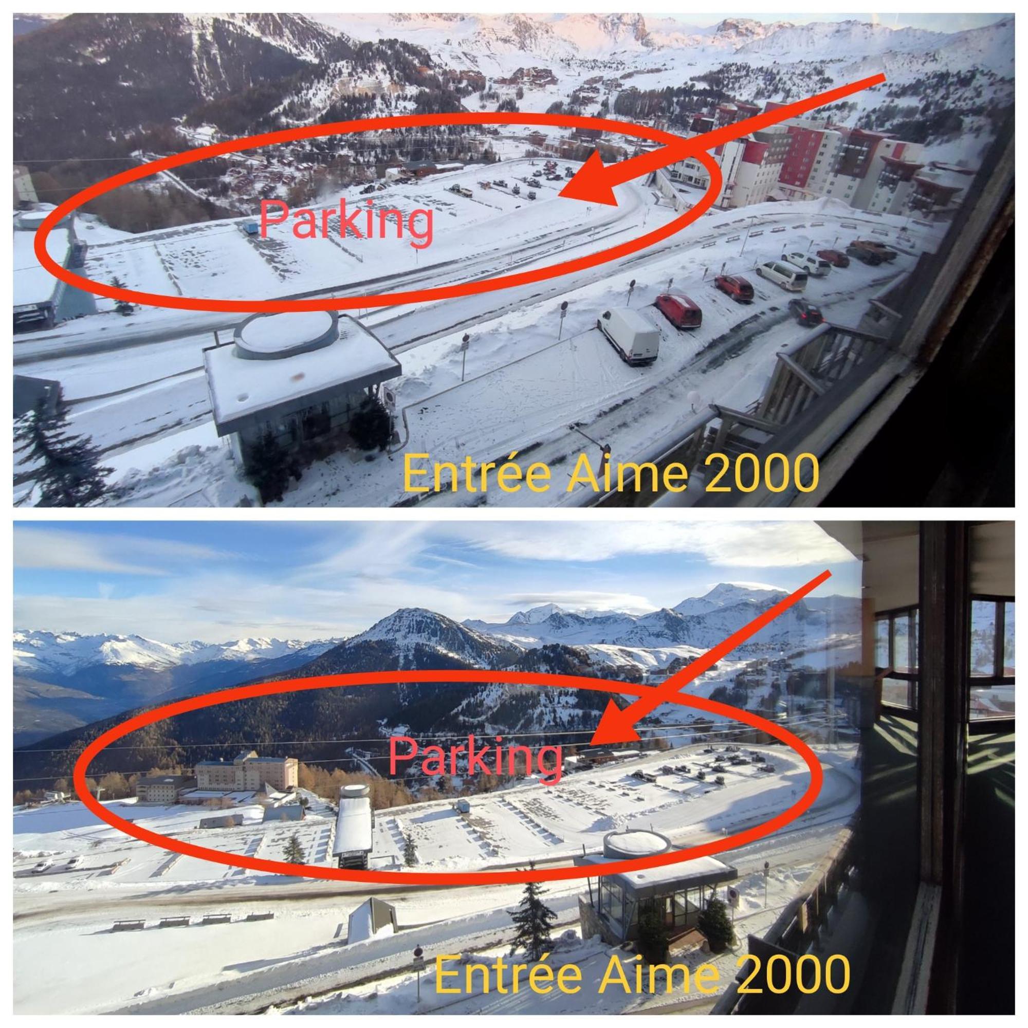 Studio Cosy 2100M Pied Des Pistes-Direct To Ski Slopes-Ski In Ski Out-La Plagne Aime 2000 Exteriör bild