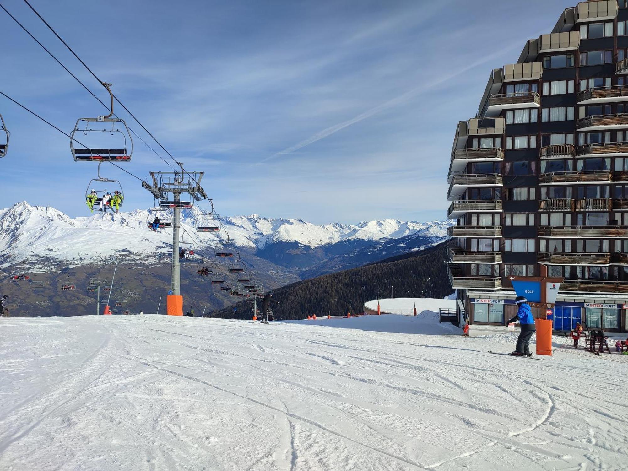 Studio Cosy 2100M Pied Des Pistes-Direct To Ski Slopes-Ski In Ski Out-La Plagne Aime 2000 Exteriör bild