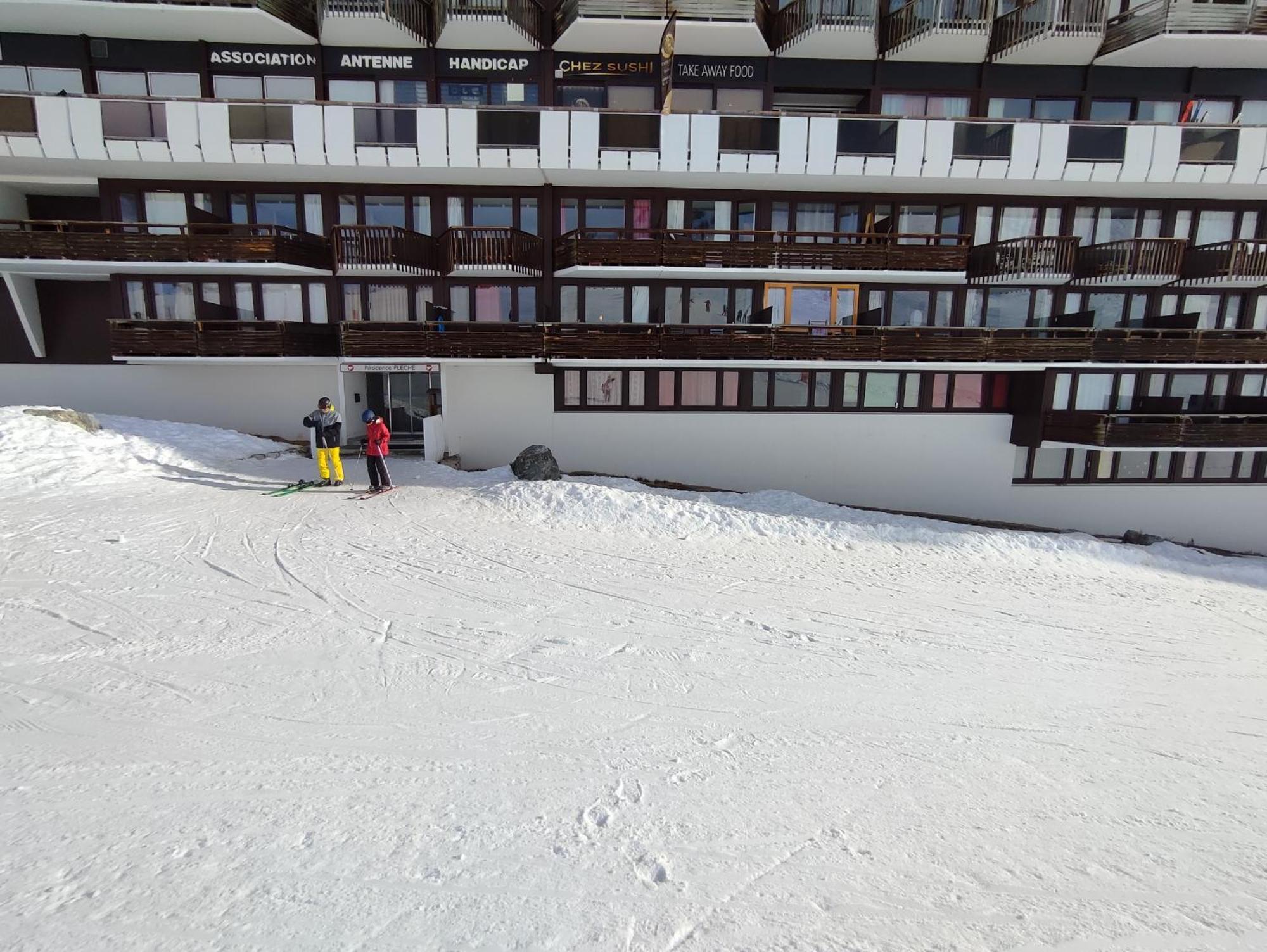 Studio Cosy 2100M Pied Des Pistes-Direct To Ski Slopes-Ski In Ski Out-La Plagne Aime 2000 Exteriör bild