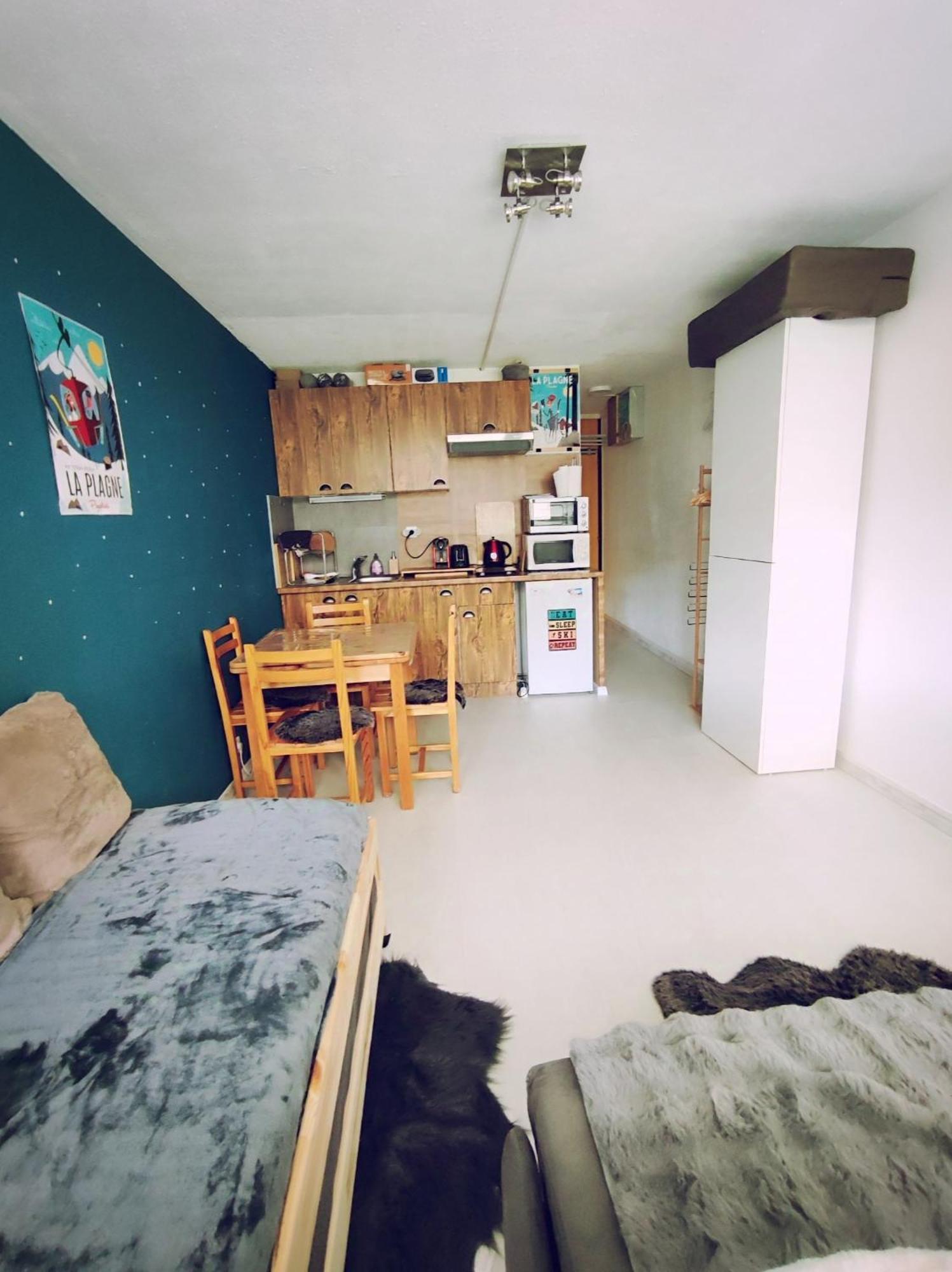 Studio Cosy 2100M Pied Des Pistes-Direct To Ski Slopes-Ski In Ski Out-La Plagne Aime 2000 Exteriör bild